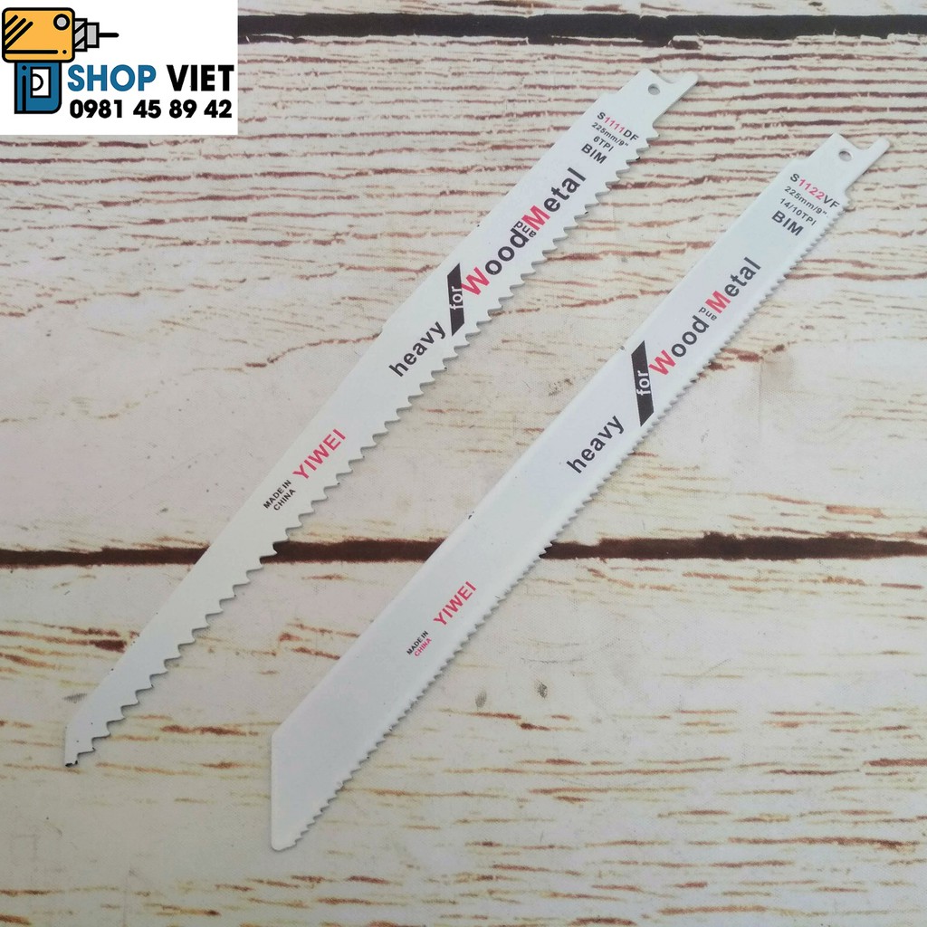 SV Lưỡi cưa kiếm cắt gỗ có đinh cao cấp YIWEI S1111DF- S1122VF