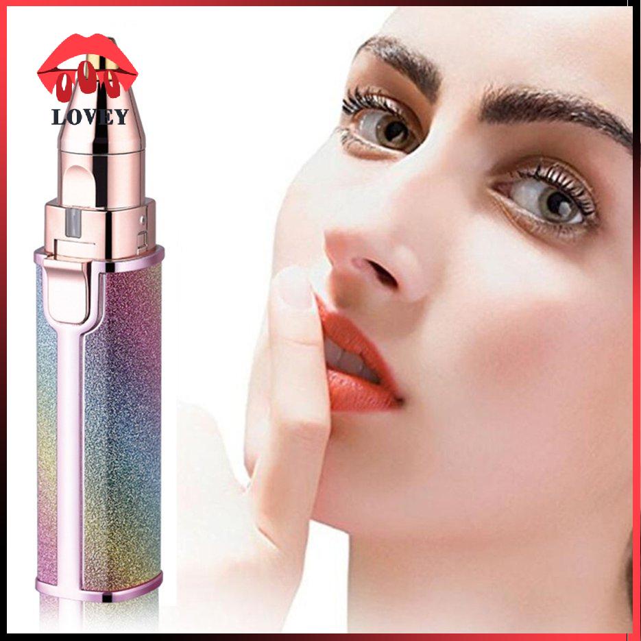 [Hàng mới về] Máy Tỉa Lông Mày 2 Trong 1 Có Thể Sạc Lại Bằng Cổng Usb