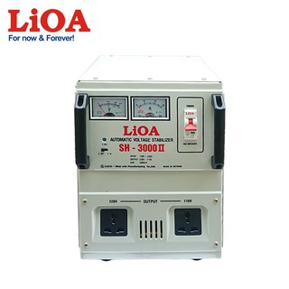 ỔN ÁP LIOA SH 3000II 3KVA,BIẾN THẾ 220V XUỐNG 110V DẢI ĐIỆN 150V-250V