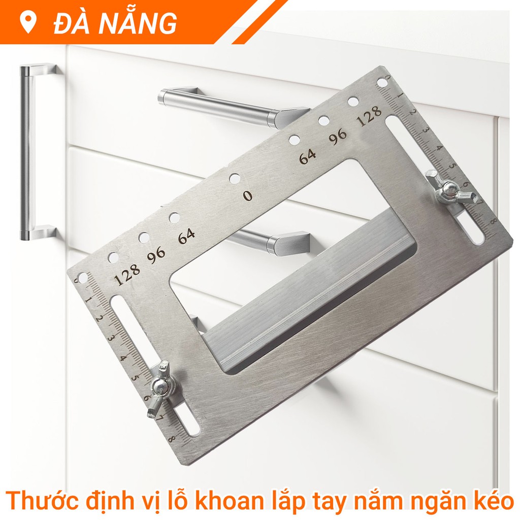 Thước định vị lỗ khoan lắp tay nắm ngăn kéo