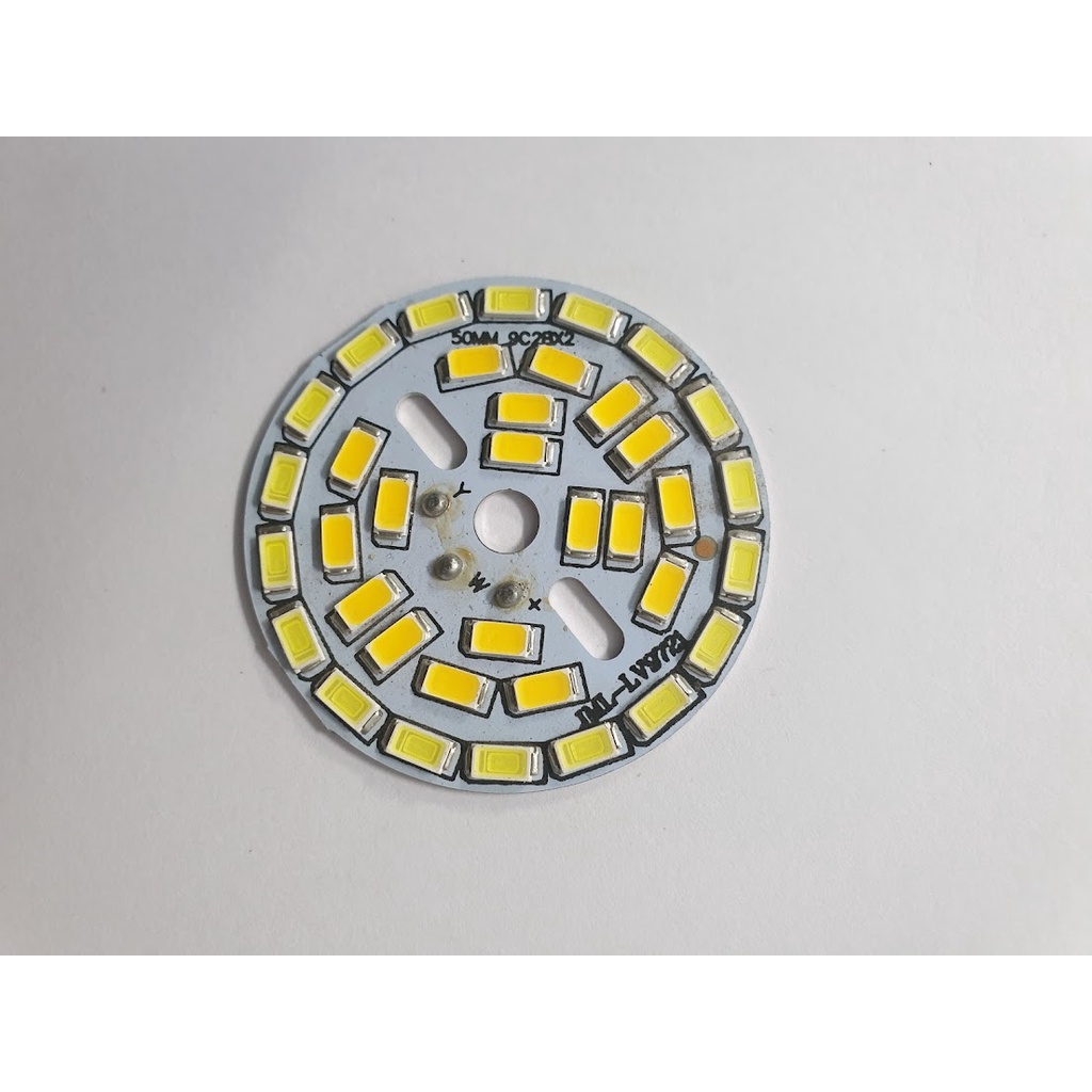 Chíp led lắp cho đèn âm trần 9W 3 màu, 3 chế độ màu, phi 50mm lắp thay thế cho đèn âm trần, 0936395395