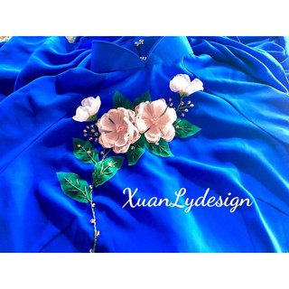 Set Hoa Voan tự đính kết