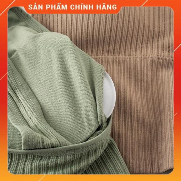 Áo Lót Nữ Bra Tập Gym Thể Thao Len Tăm Hàn Kết Hợp Với Vest Khoác Ngoài Thanh Lịch V90