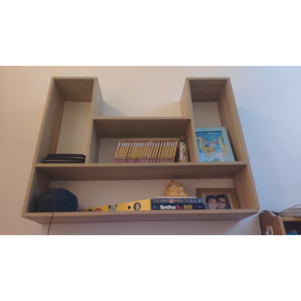Kệ sách Gỗ hiện đại treo tường nhỏ gọn( 3 màu) phòng sách- GP14 | BigBuy360 - bigbuy360.vn