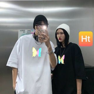 Áo phông phản quang 7 màu hình con bướm