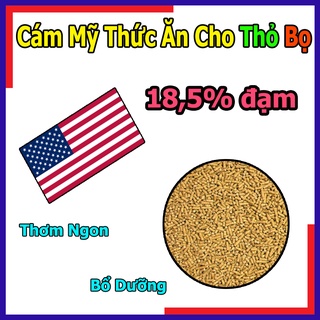 1kg Cám Mỹ Thức Ăn Cho Thỏ-Bọ Ú-Guinea Pig 18,5% Đạm