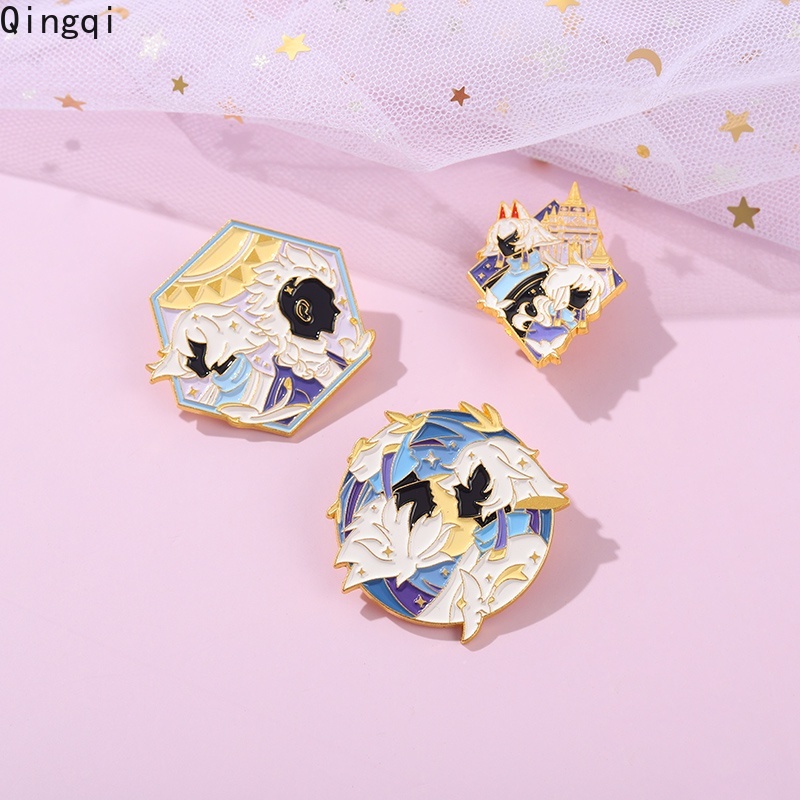 Ghim cài áo Miss Zoe tráng men hình nhân vật hoạt hình vui nhộn làm quà tặng