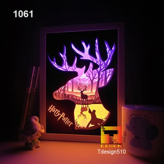 Đèn giấy Đèn ngủ Harry Potter - Light box 1061