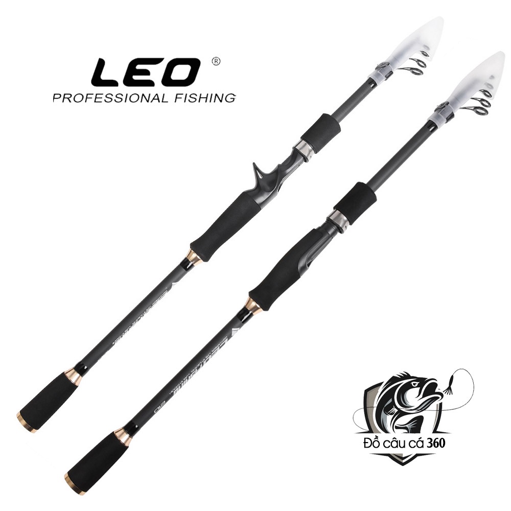 Cần Câu Cá Câu Lure Leo Fishing Cần Câu Máy Đứng Và Máy Ngang Rút Gọn