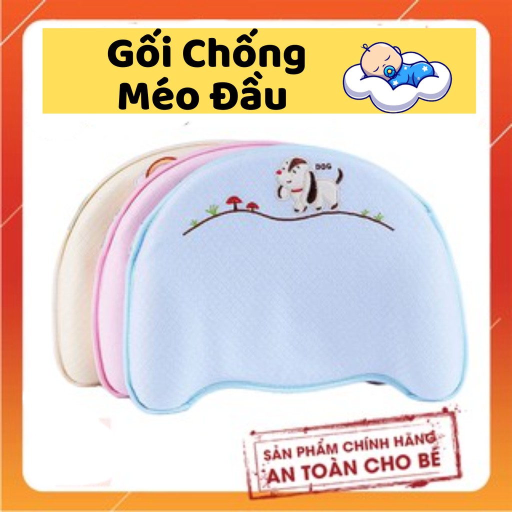 Gối cao su non cho bé Chính hãng chống bẹp đầu cho bé BH 12 tháng 1 đổi 1. Gối cao cấp Hiền Trang