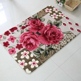 SET 2 THẢM HOA 3D SANG CHẢNH 40x60 cm