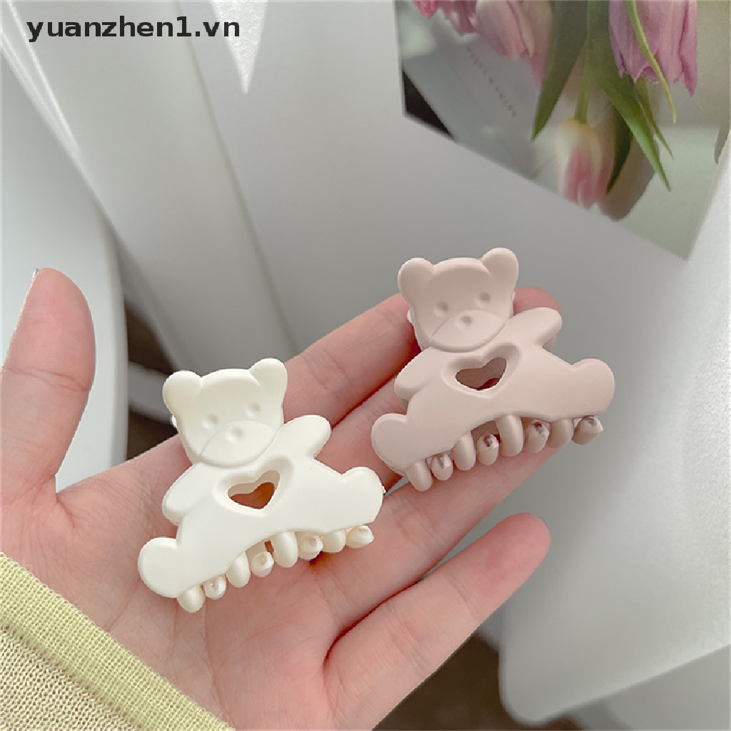 Kẹp Tóc Càng Cua / Rửa Mặt Hình Gấu Đáng Yêu Cho Nữ
