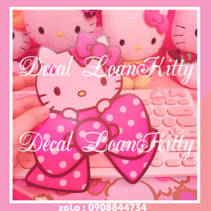 🌸LoanKitty🌸10hìnhHello kitty Decal dán tường, tranh dán tường, tranh trang trí decor phòng | WebRaoVat - webraovat.net.vn