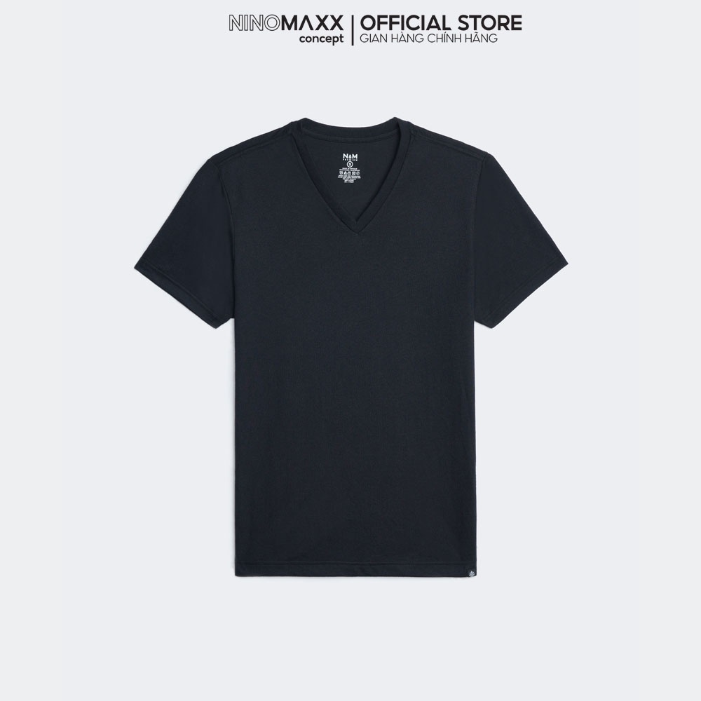 N&amp;M Áo thun Basic Nam tay ngắn cổ tim nhiều màu 1807002