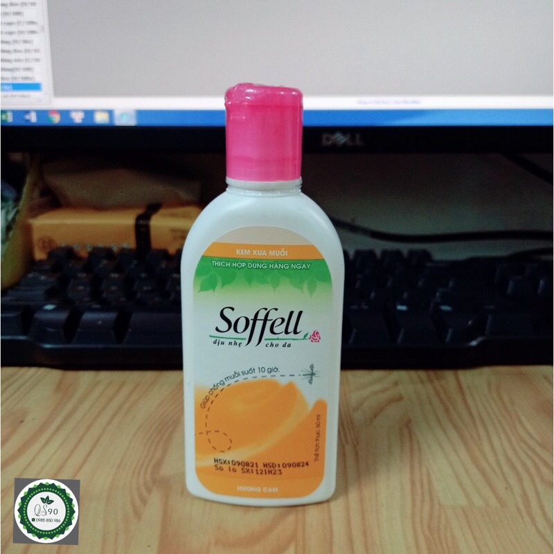 Xịt ,Kem Chống Muỗi Soffell hương hoa,hương cam