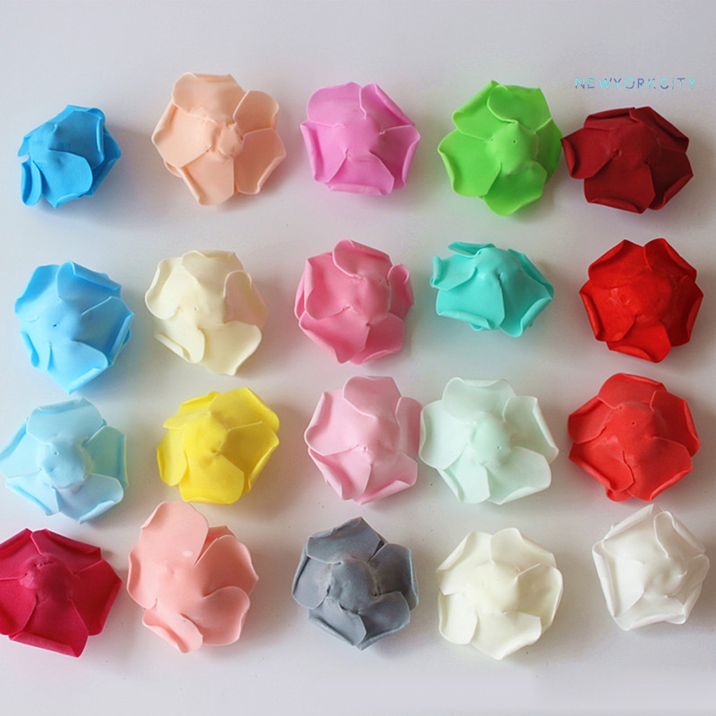 Set 100 Hoa Hồng Giả Nhiều Màu Sắc Dùng Để Trang Trí Tiệc Cưới