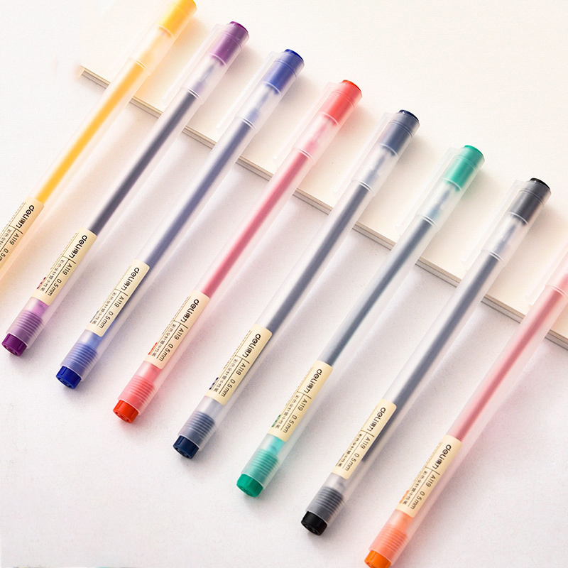 Bút mực nước có ngòi 0.5mm 8 màu tùy chọn