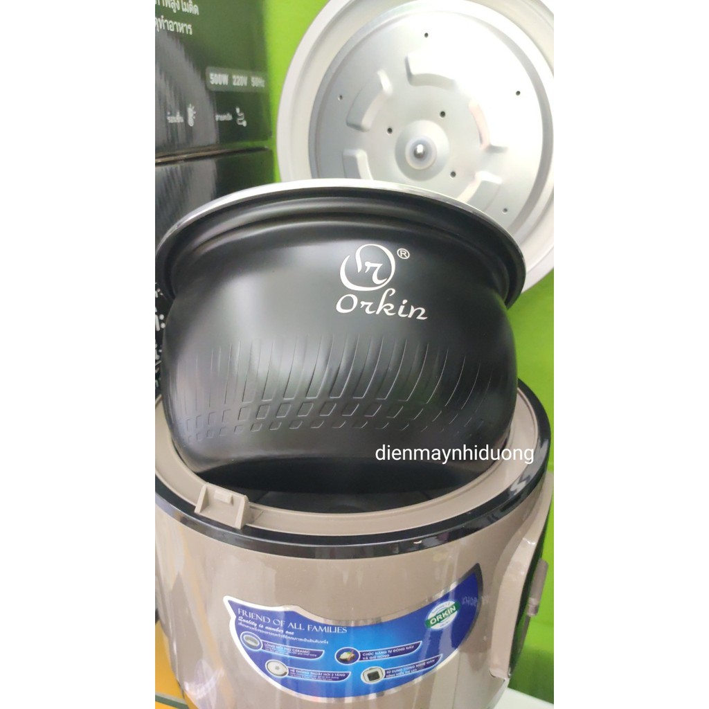 [Mã ELMS5 giảm 7% đơn 300K] Nồi cơm điện nắp gài Thái lan Orkin OR12 1,2L hàng chính hãng | BigBuy360 - bigbuy360.vn