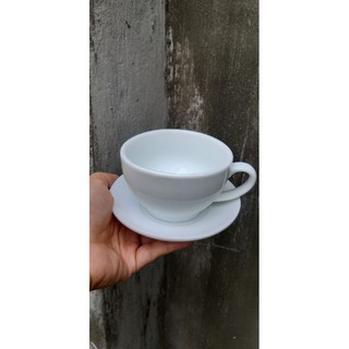 combo 10 bộ cốc đĩa cafe capuchino 220ml