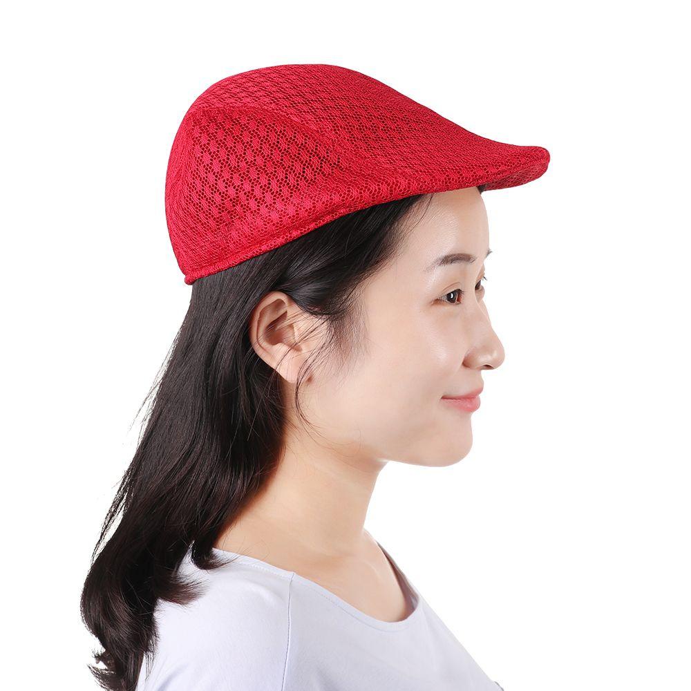 Mũ Beret ROWANS Phối Lưới Có Thể Điều Chỉnh Dành Cho Nam Nữ