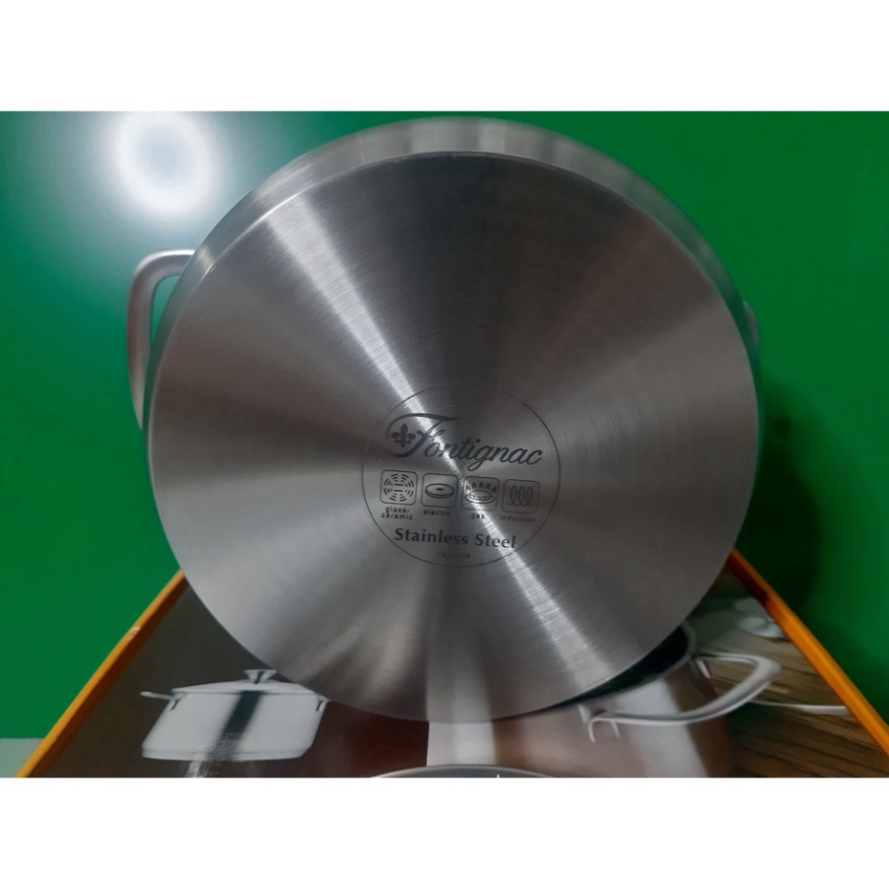 Nồi inox cao cấp Fontignac 20cm 🥘có vạch báo mực nước🐟 Thương hiệu hàng đầu của Pháp HGDBĐ
