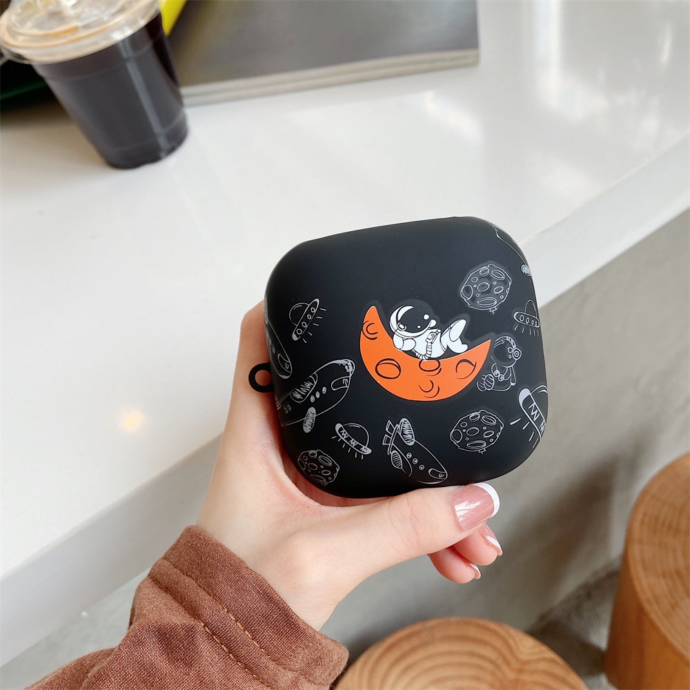Vỏ bảo vệ hộp sạc tai nghe chất liệu pc cứng nhám họa tiết hoạt hình dễ thương cho Beats Powerbeats Pro