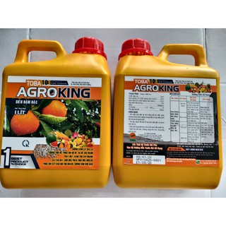 Phân bón hữu cơ AGROKING - Tái tạo phục hồi bộ rễ Bung đọt non Xanh mướt lá Nuôi trái to đẹp - 5 lít