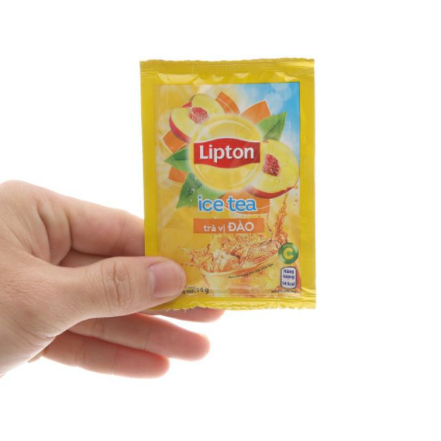 Trà Chanh Đào Lipton 16 gói