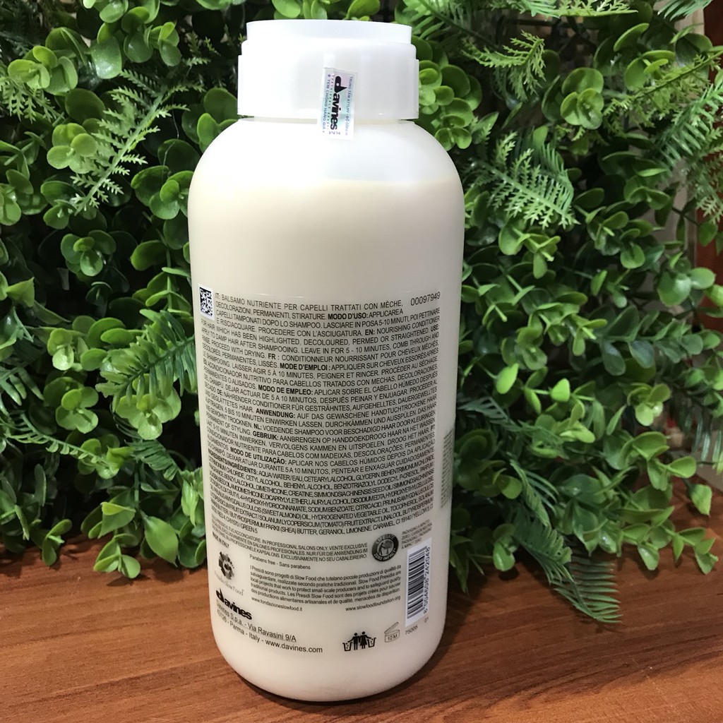 Dầu xả phục hồi tóc hư tổn Nounou Davines Conditioner 1000ml