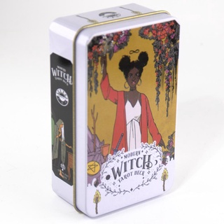 Bộ Bài Modern Witch Tarot Hộp Thiếc Nifoki
