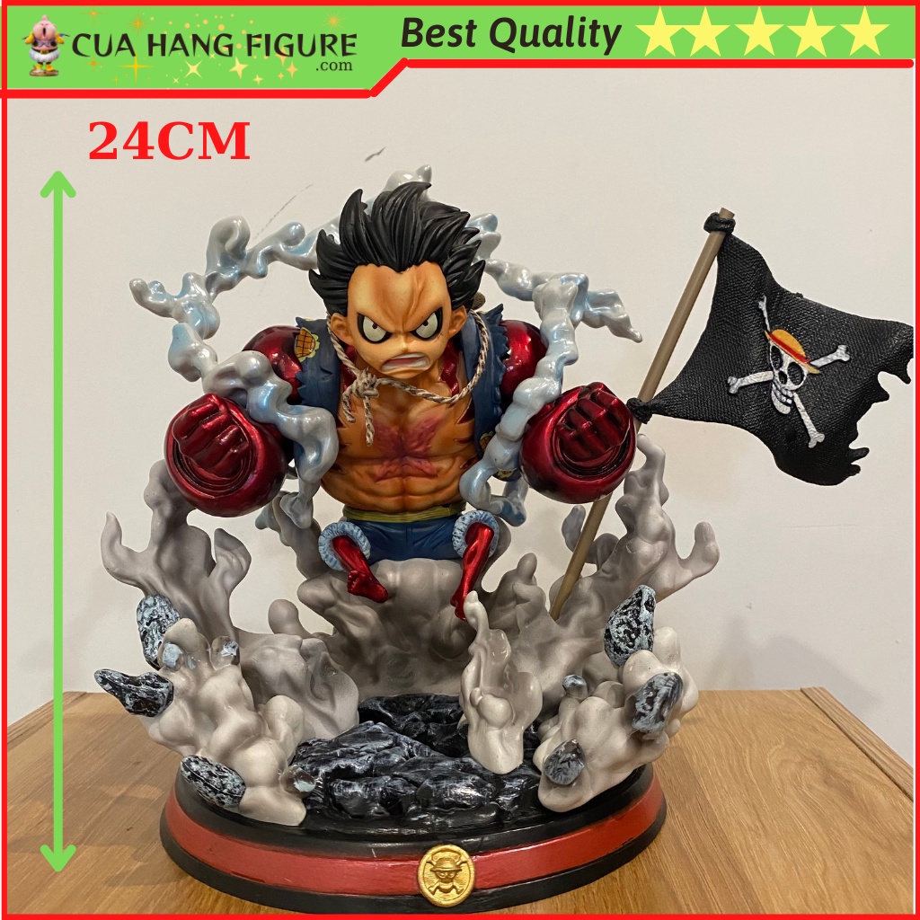 Mô hình Luffy Gear 4  phiên bản mới 2022 có hiệu ứng Led- Mô hình One Piece chất lượng cao
