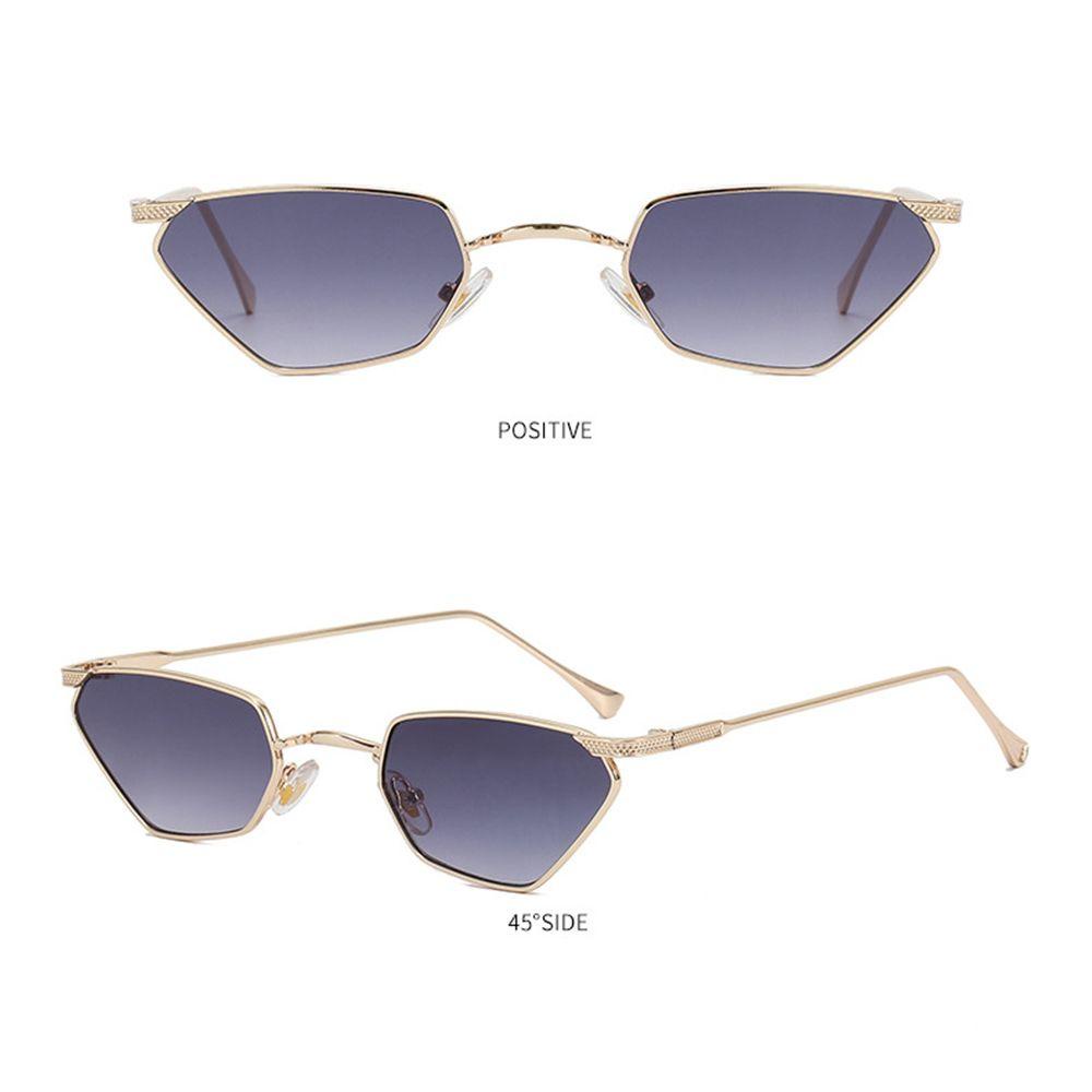 Kính Mát Mắt Mèo Gọng Kim Loại Chống Tia UV400
