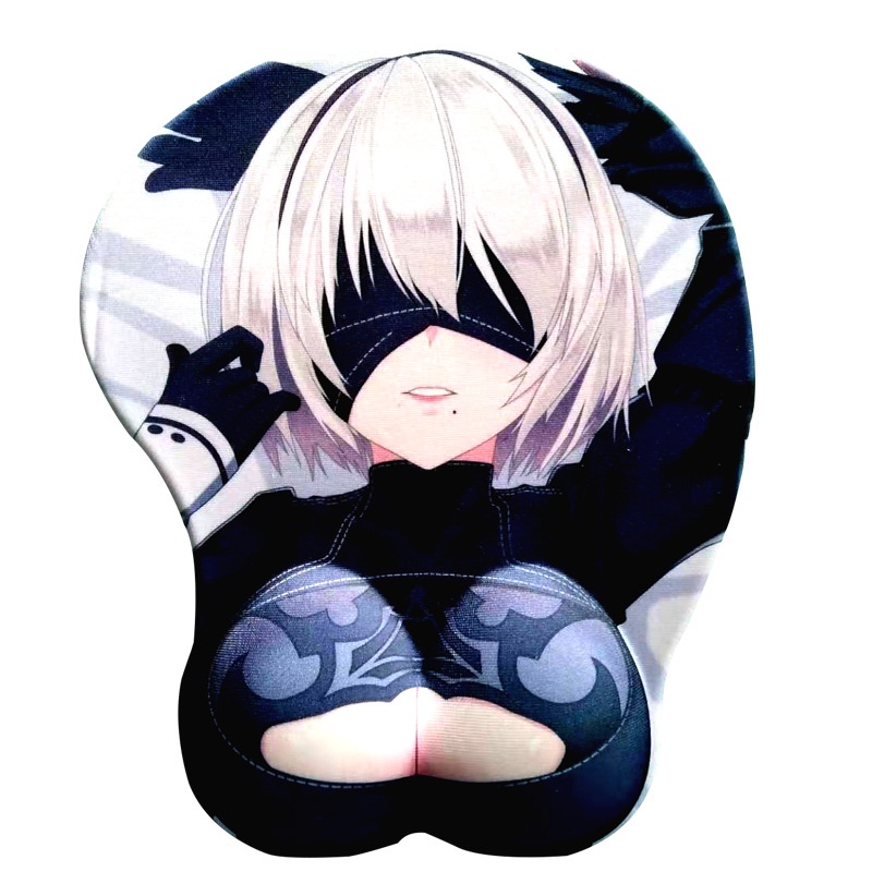 Miếng Lót Chuột Máy Tính 3d Hình Anime Nier Automata 2b | BigBuy360 - bigbuy360.vn