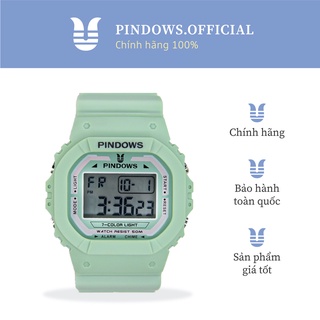 [CHÍNH HÃNG] Đồng hồ thể thao Unisex nam nữ thời trang vuông Pindows PDS-617