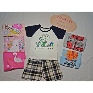 Set 3 bộ cater's bé trai/gái cotton co giãn 4 chiều