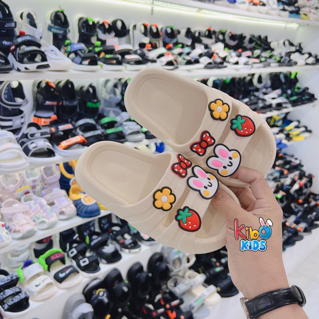 (FORM TO)Dép Lê cho bé - Dép quai ngang siêu nhẹ êm chân cho bé DE21