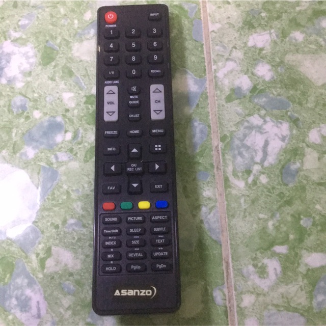 REMOTE ĐIỀU KHIỂN TIVI ASANZO SMART TRUNG ZIN CHÍNH HÃNG!!