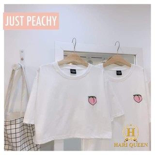 Áo croptop logo đào LDU0320