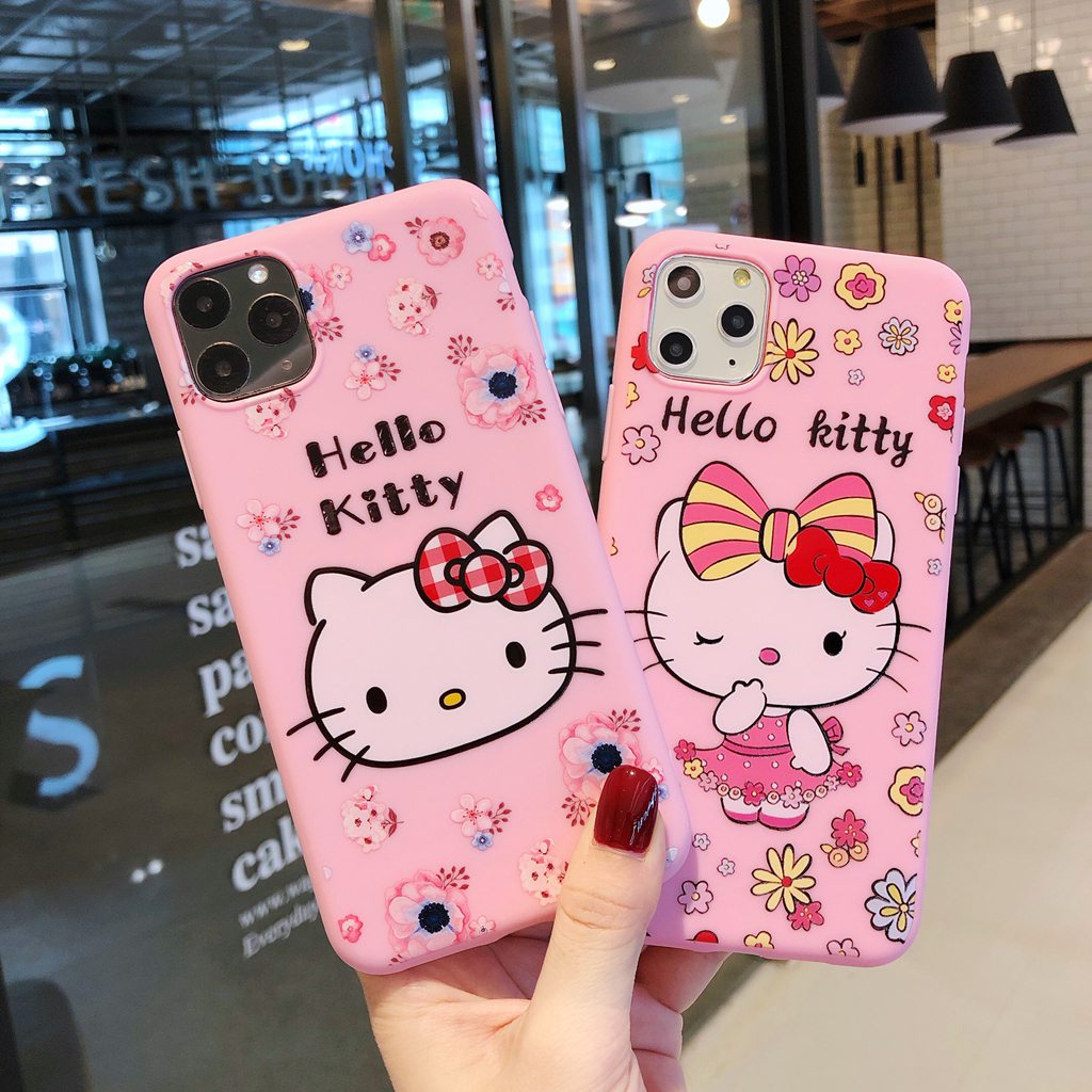 SAMSUNG HELLO KITTY Ốp Lưng Tpu Họa Tiết Hình Chú Mèo Dễ Thương Cho Samsung J2 J8 J730 J710 J7 J5 J4 J6 J530 J510 J310 Grand Prime Plus 2018