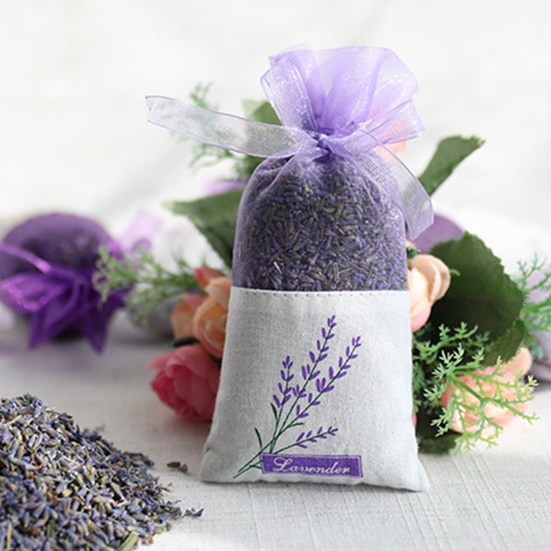 Túi Thơm Nụ Hoa Lavender Khô - Hàng Nhập Khẩu 30gr - Quà Tặng Hoa Khô HuHa