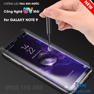 Dán full màn keo uv samsung note 9