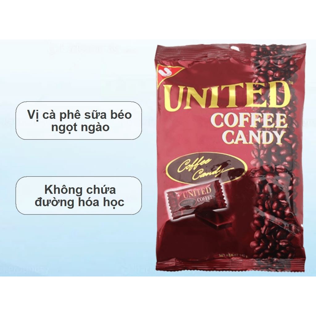 Kẹo cà phê United 140g