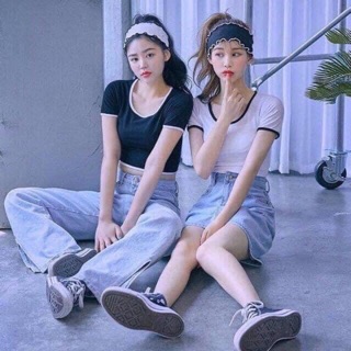 ÁO CROPTOP BO VIỀN