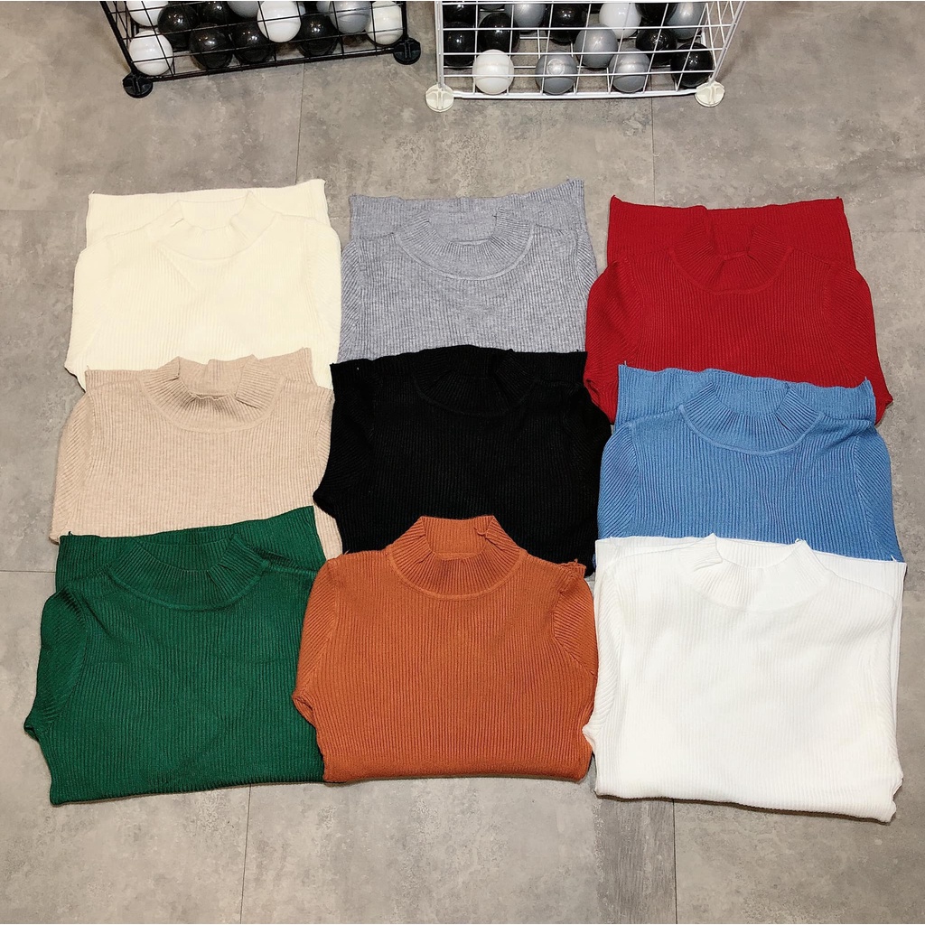 Áo len tăm cổ 3p hot hot