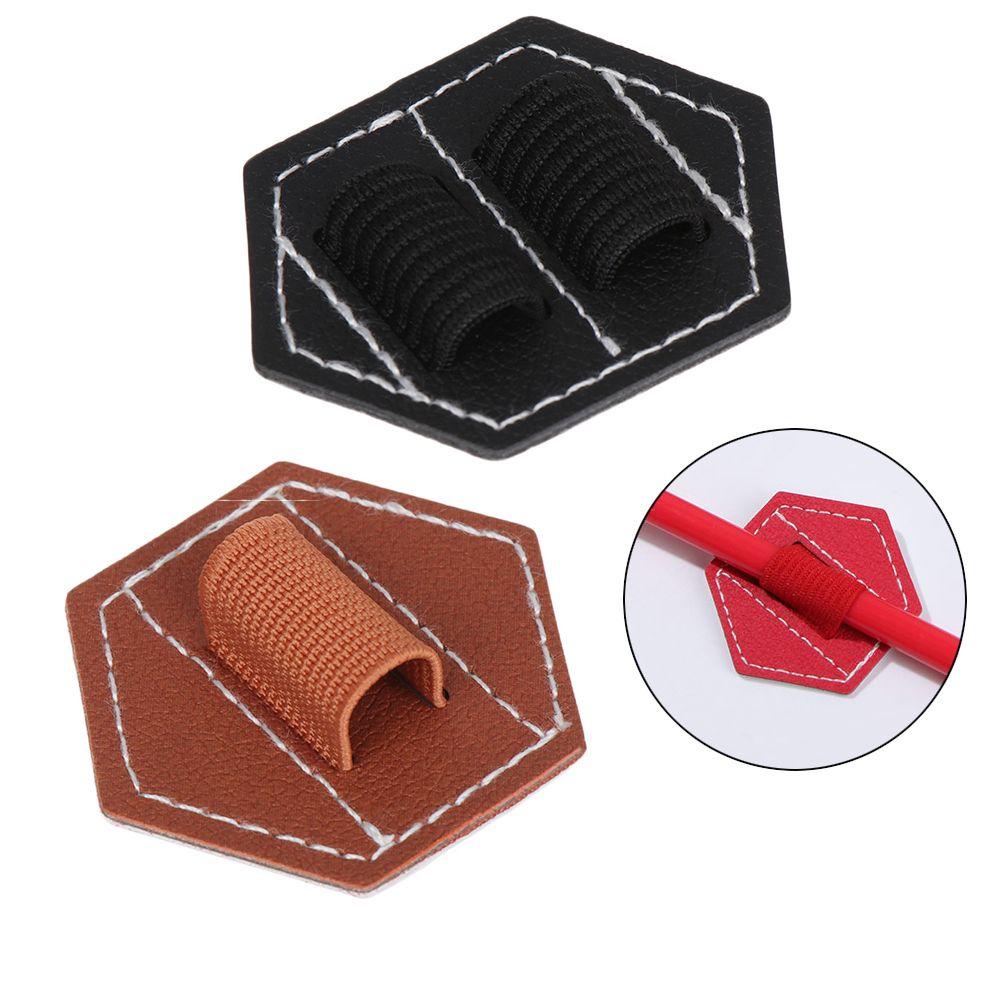 PISTA Kẹp Bút Chì Bằng Da Nhiều Màu Tiện Dụng Và Bền