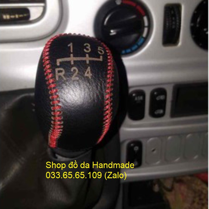 Bọc da cần số các đời xe Mercedes Sprinter, mec 16 chỗ  bằng da thật