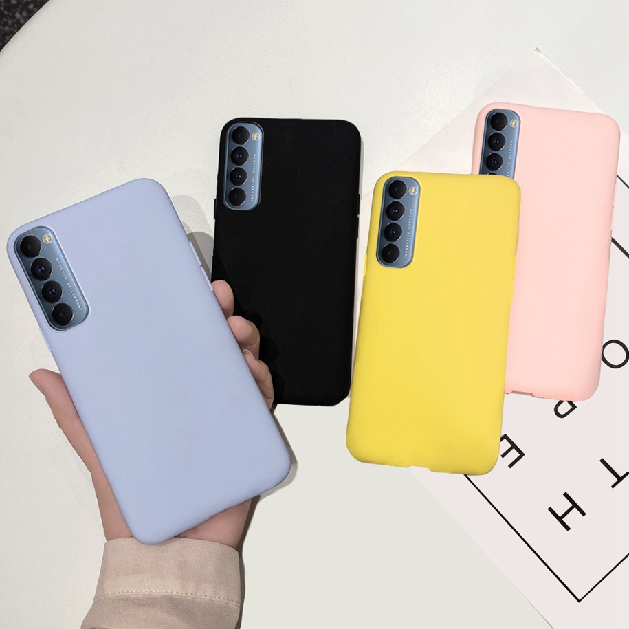Ốp điện thoại mềm trơn màu cho Oppo Reno 4 Pro Reno4 Reno 4 Pro 2020 Cph2109