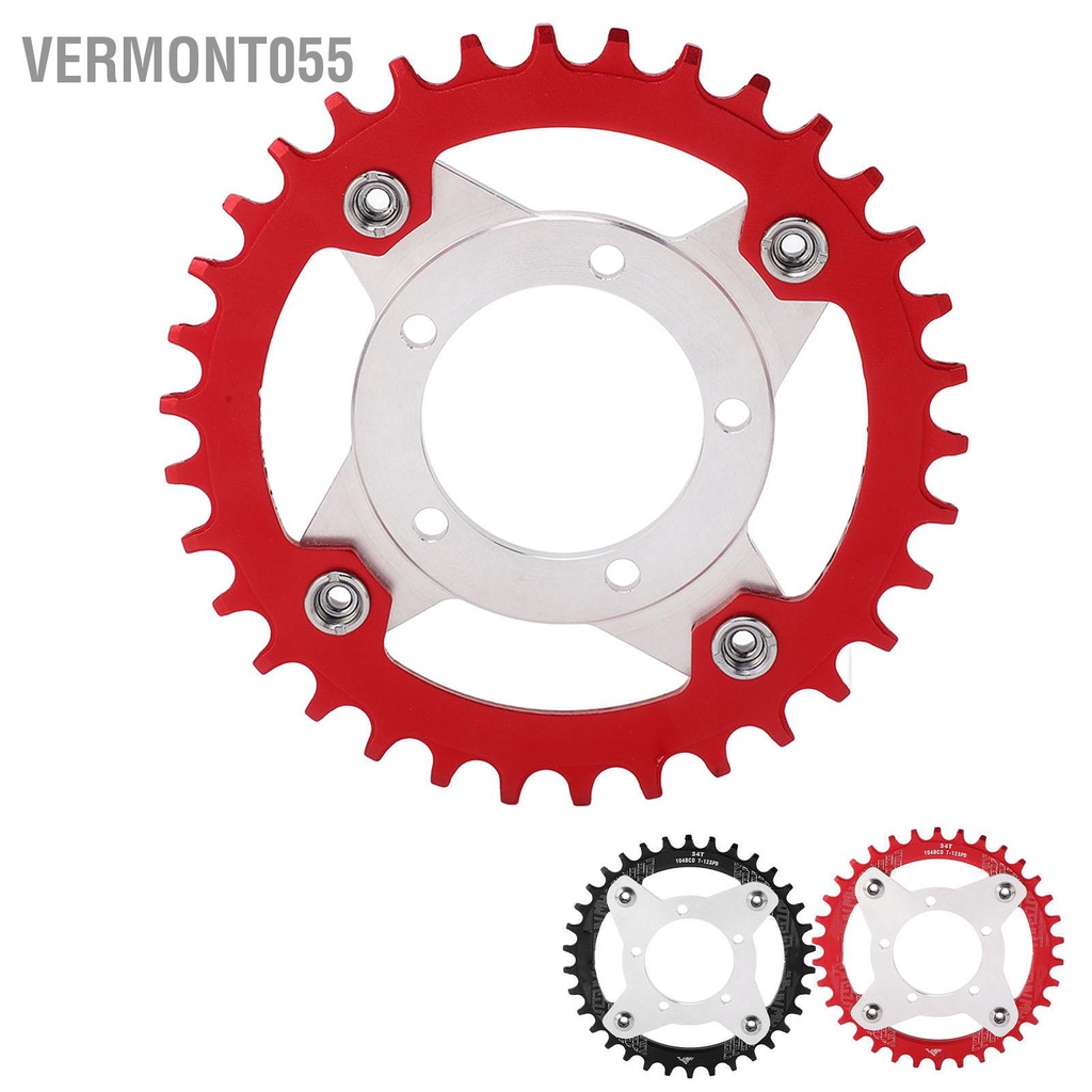Có thể bán buôn 34T 104 BCD Dây xích và bộ chuyển đổi xe đạp điện cho động cơ truyền giữa Bafang BBS01 BBS02 Vermont055 Hàng giao ngay
