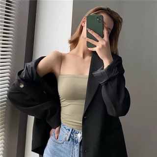 [Hàng Có Sẵn] Áo 2 dây kèm mút ngực