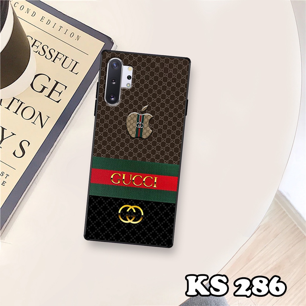 Ốp lưng Samsung Note 10 - Samsung Note 10 Plus - Samsung Note 10 Lite - Ốp in hình ＧＵＣＣＩ - Lưng nhám viền TPU